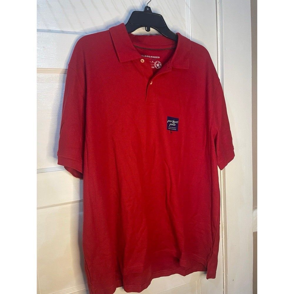 Men’s Red Saddlebred XL Polo NWT